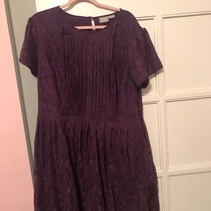 Purple Lace Eshakti Dress